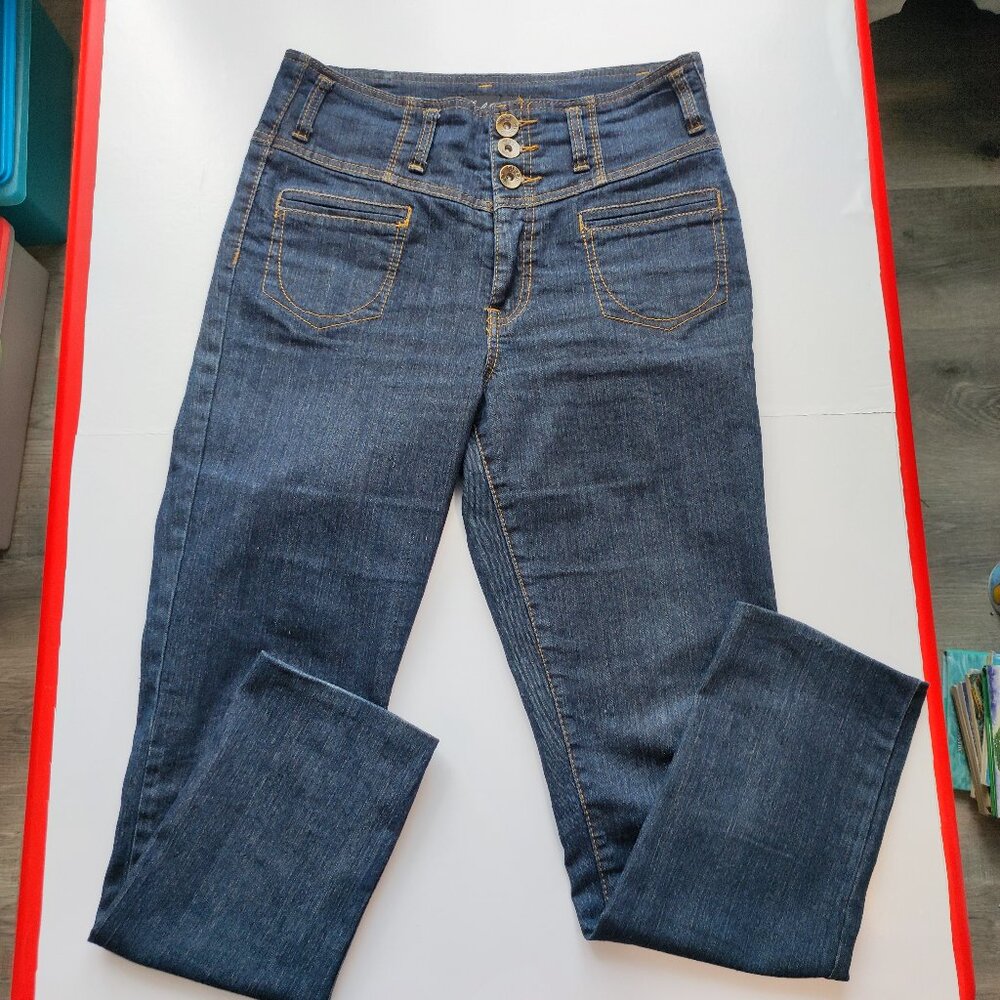 Seduction Sirens jeans high rise denim blue women's junior size 9